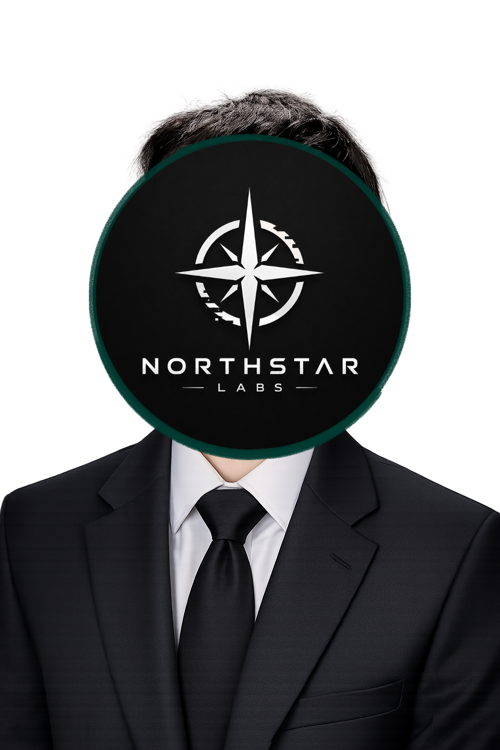 Valentino, wearing a NorthStar Labs compass mask